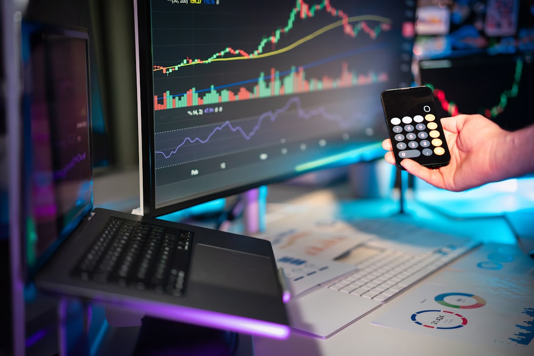 Financial charts on mobile illustrating AI data agent business insights