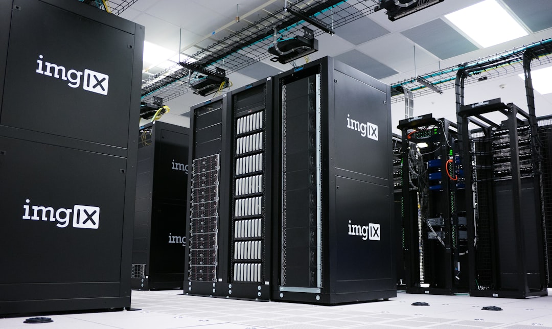 Server infrastructure illustrating monitoring systems and safeguards for advanced AI models