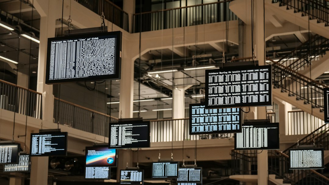 Multiple monitoring screens illustrating oversight and review of AI model behavior