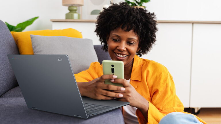 Acer Googlebook 14 convertible laptop with 3K OLED display