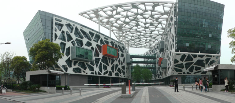 Alibaba Group headquarters building in Hangzhou, China