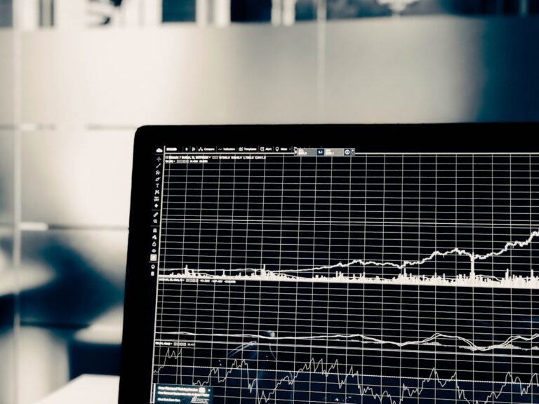 Financial data dashboard representing ChatGPT for Financial Services and GPT-6 Astra