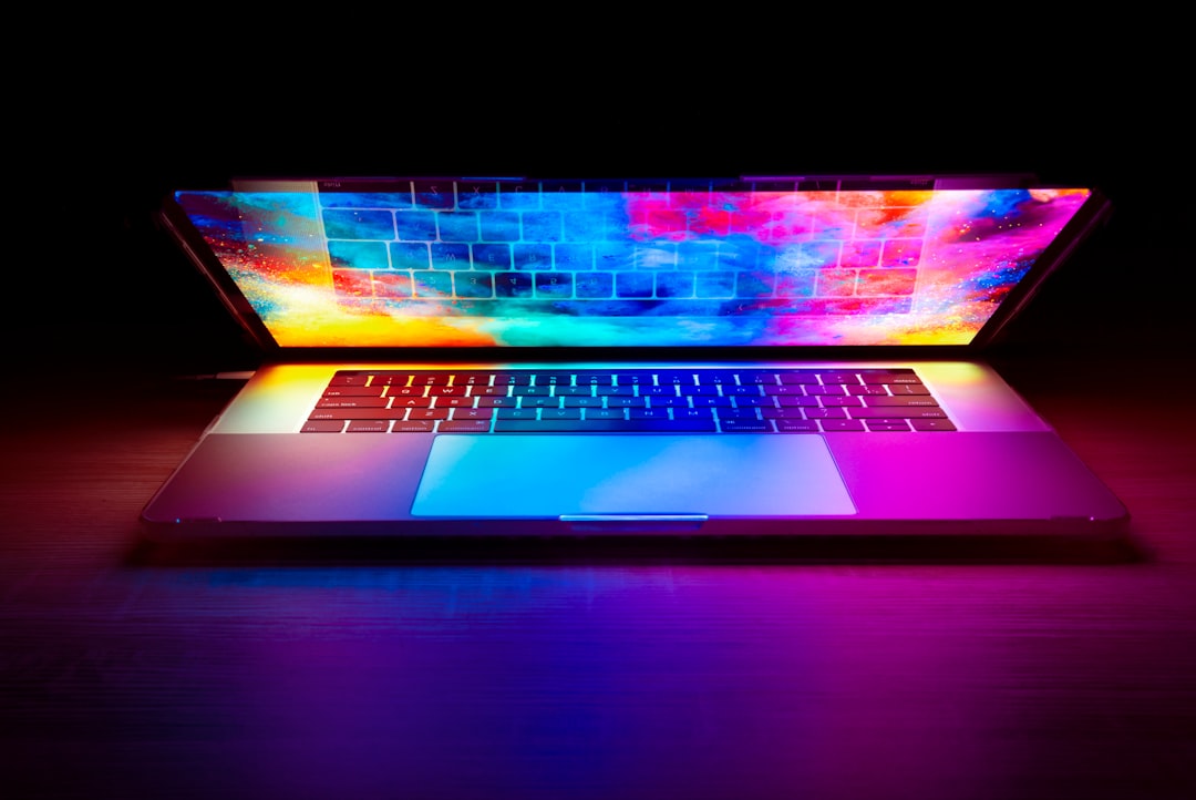 Laptop used for creative digital work