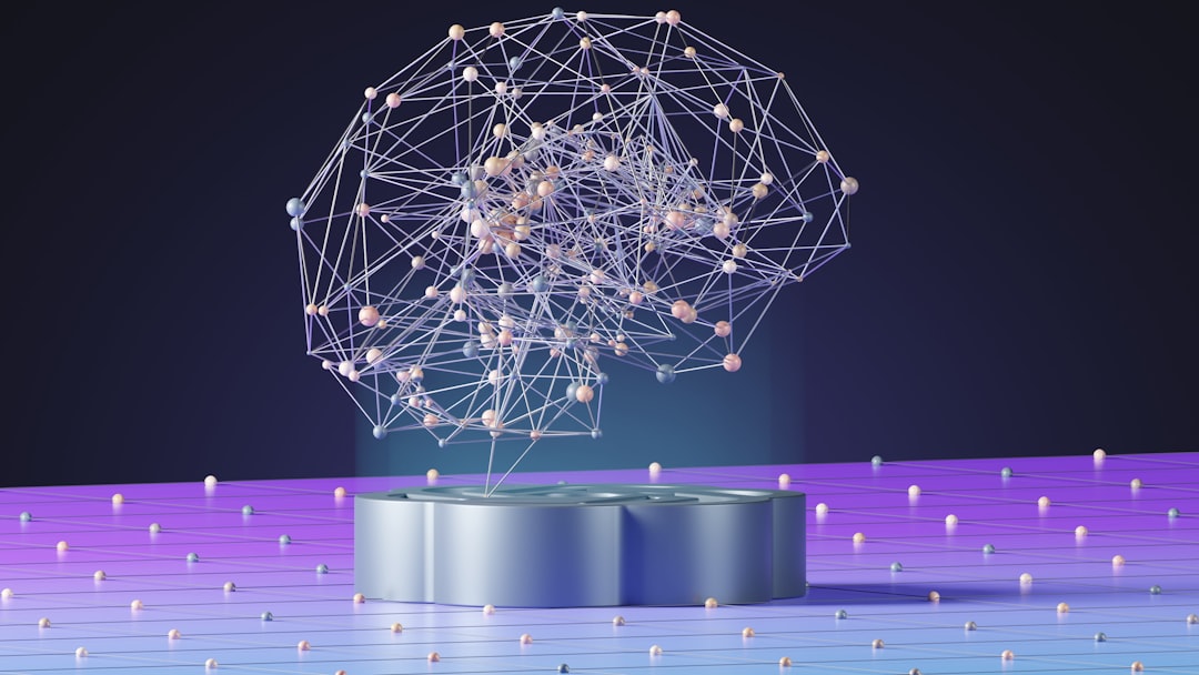 Abstract AI network representing frontier model safety, coordination and independent evaluations