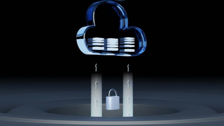 Cloud security lock illustrating GKE Fragnesia CVE-2026-46300 container breakout vulnerability