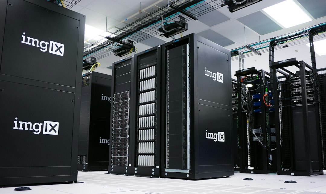 Data center infrastructure representing GKE node upgrades and container security verification after CVE-2026-46300