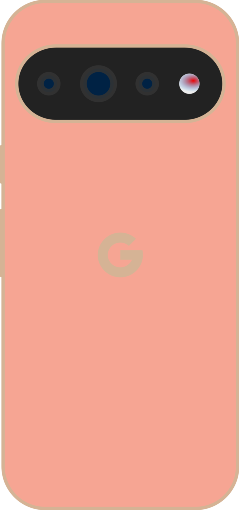 Google Pixel 11 Pro in Canyon shown from the back