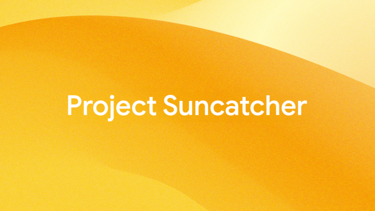 Official Google Research graphic for Project Suncatcher