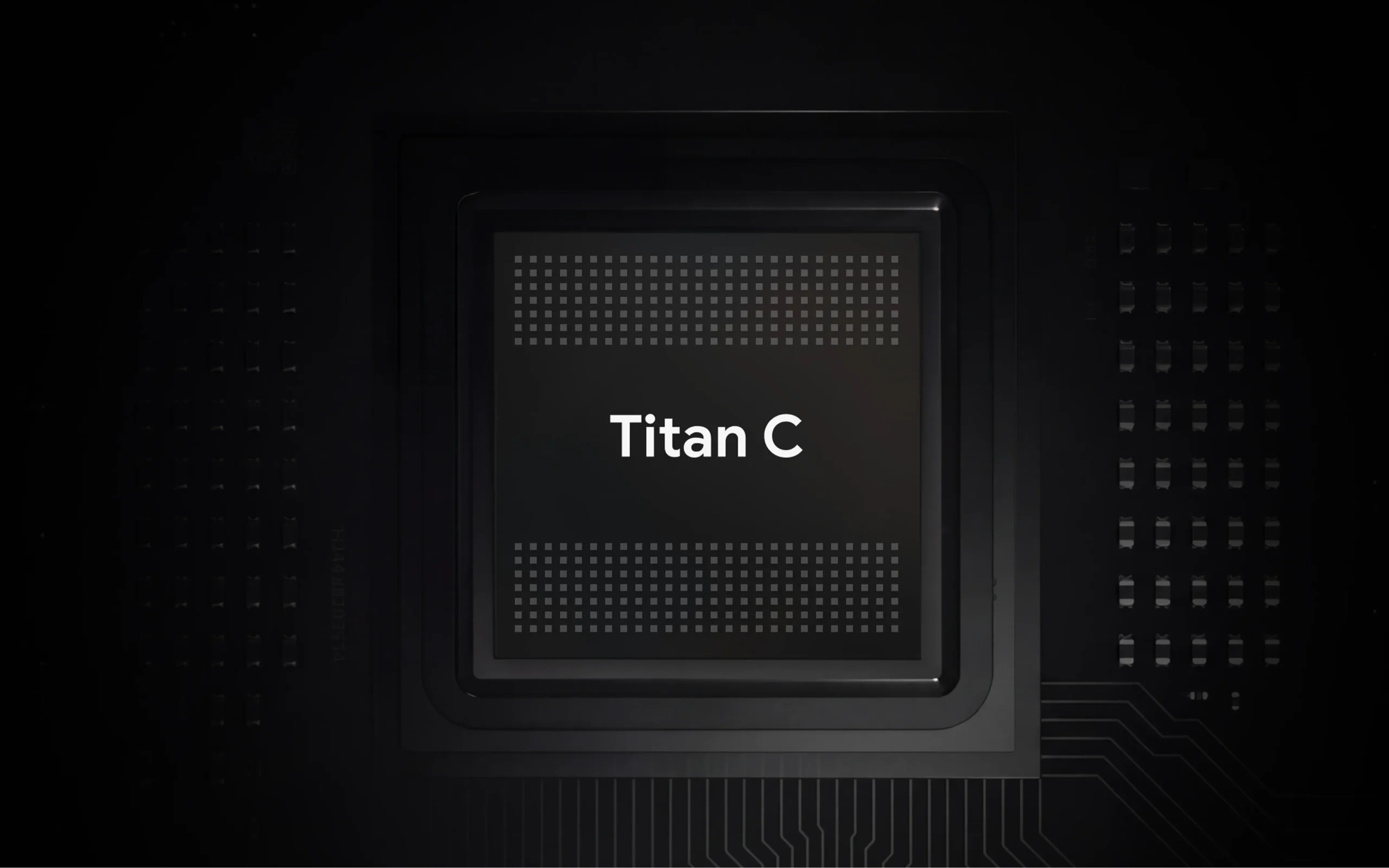 Graphic of the Titan C security chip used in Googlebook laptops