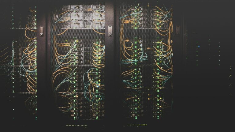 Rows of server racks representing Kubernetes infrastructure for Microsoft TauGrid AI workloads
