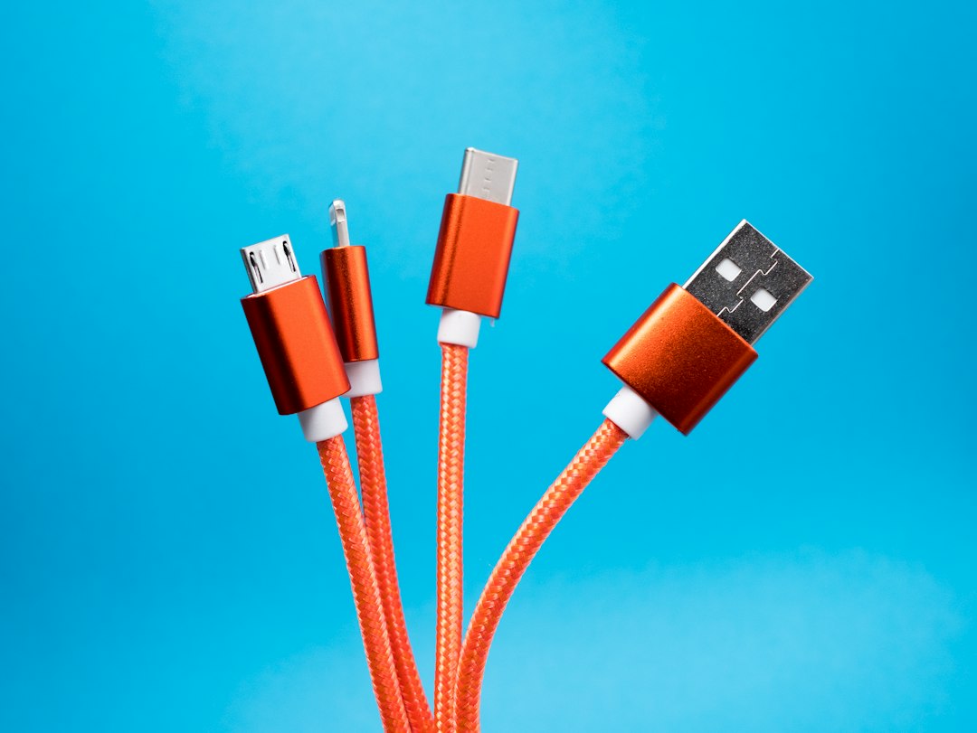 Modern mobile devices arranged together for charging