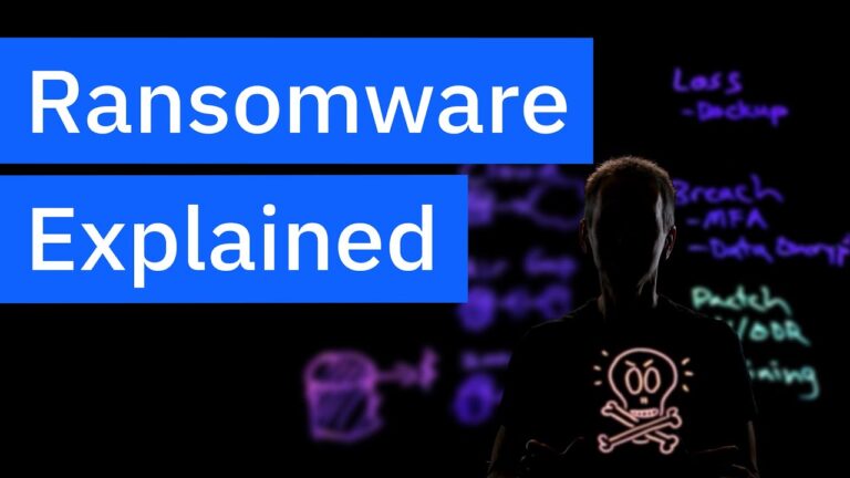 Ransomware attack and prevention explained by IBM Technology