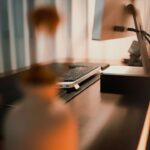 Modern home workspace connected to a wireless network