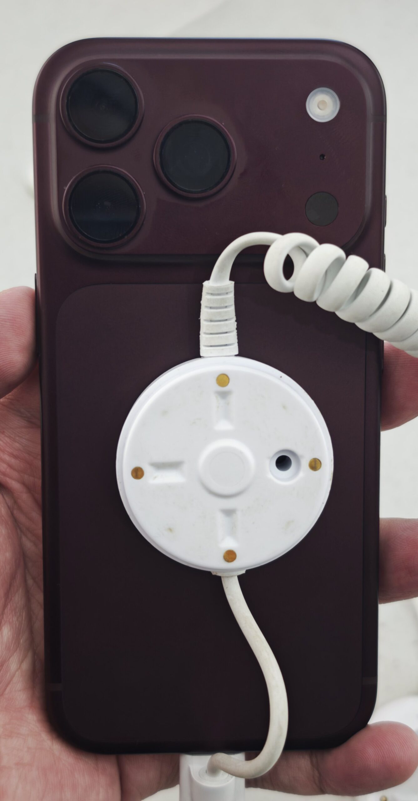 Apple iPhone 18 Pro photographed from another angle shortly after launch