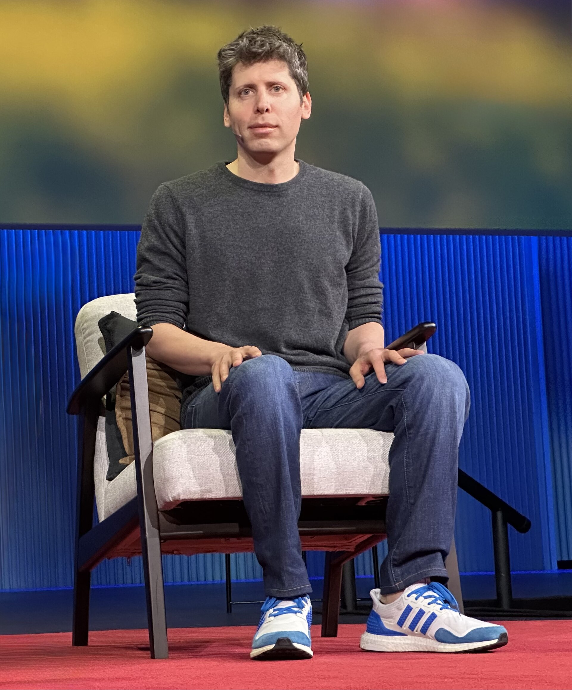 OpenAI CEO Sam Altman speaking at TED in April 2025