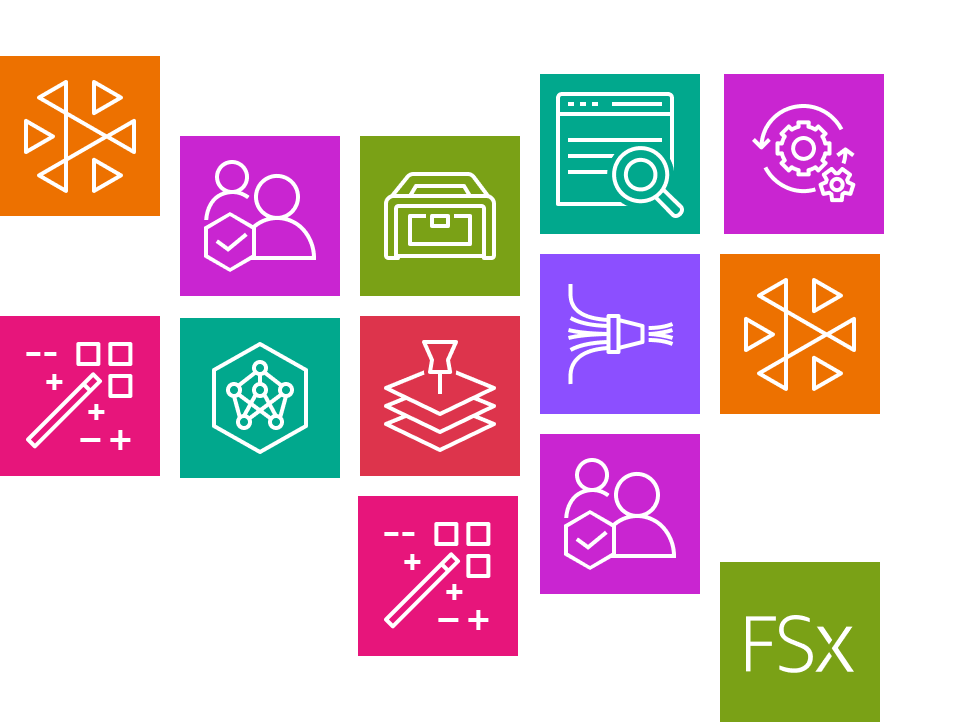 AWS cloud architecture service icons from the official AWS Architecture Icons collection