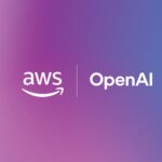 Official AWS and OpenAI logos on a gradient background for Amazon Bedrock Managed Agents