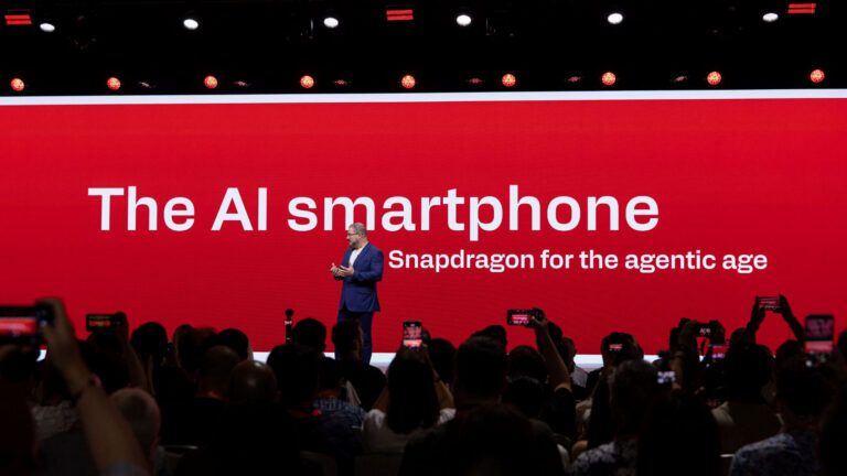 Qualcomm CEO Cristiano Amon speaking at Snapdragon Summit 2026