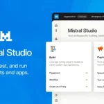 Mistral Studio official product artwork