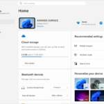 Microsoft Support screenshot of the Windows 11 Settings app home screen showing the Bluetooth and devices navigation