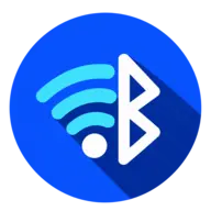 Wi-Fi signal and Bluetooth symbol icon